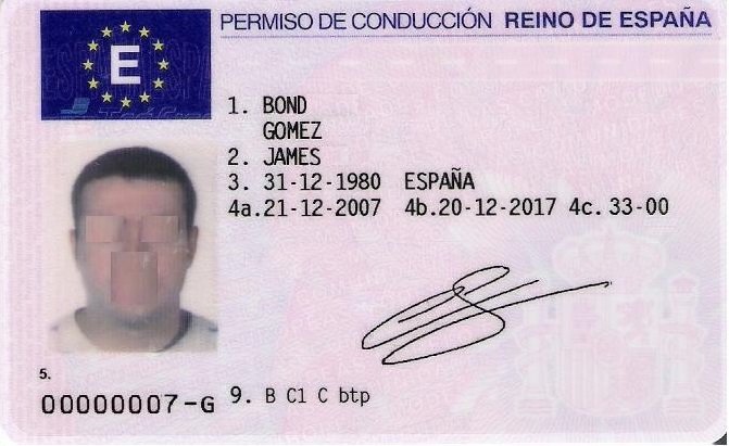 he perdido el carnet de conducir